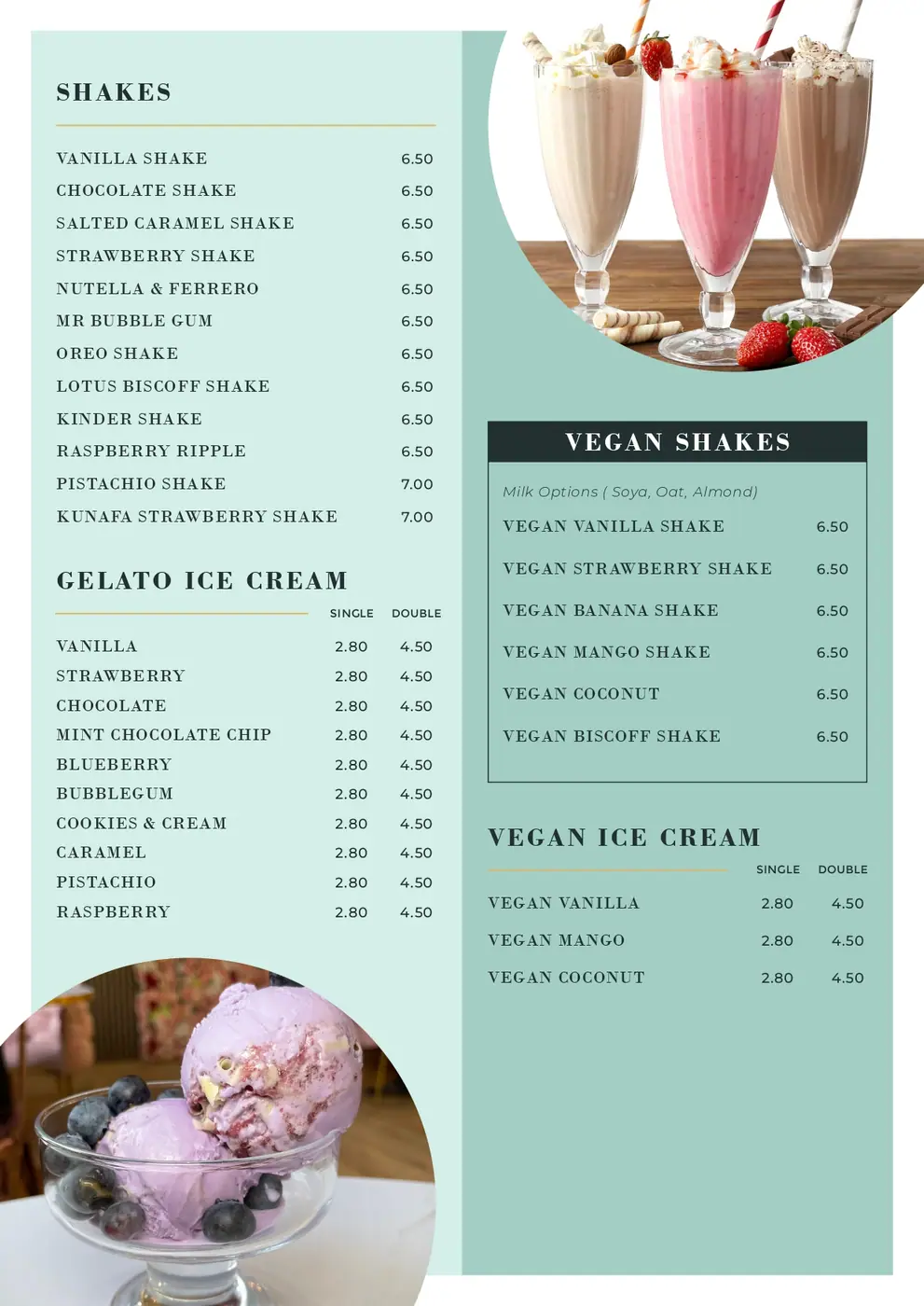 Dessert menu page 7