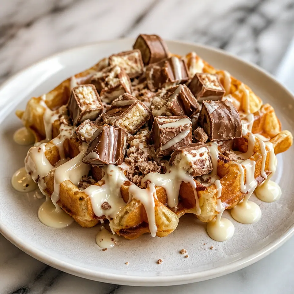 Kinder Bueno, Waffles in Cheadle at Crema Dolce