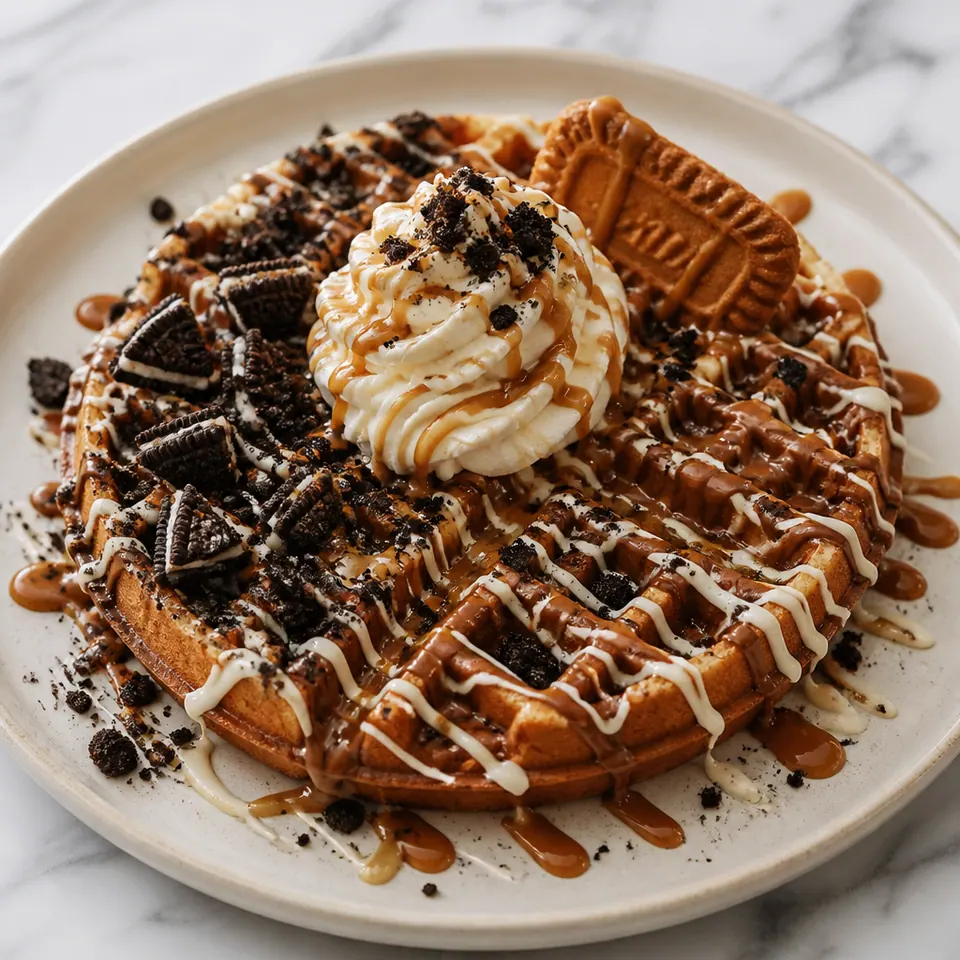 OreLotus, Waffles in Cheadle at Crema Dolce