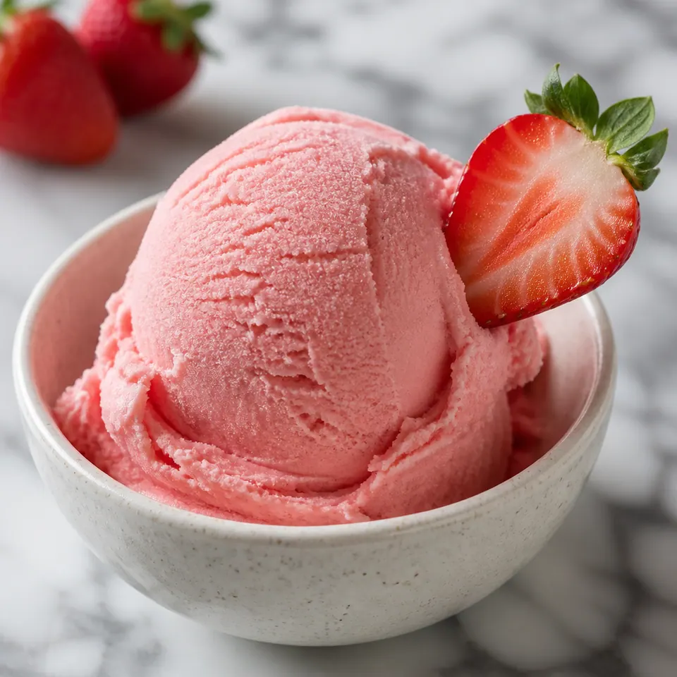 Strawberry Gelato Ice Cream, Ice Cream in Burnage at Crema Dolce